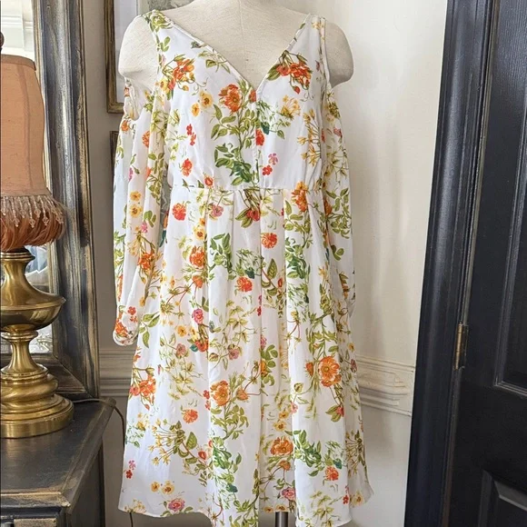 Disney Alice in Wonderland Day Dreamer Cold Shoulder Dress - Picture 7 of 7